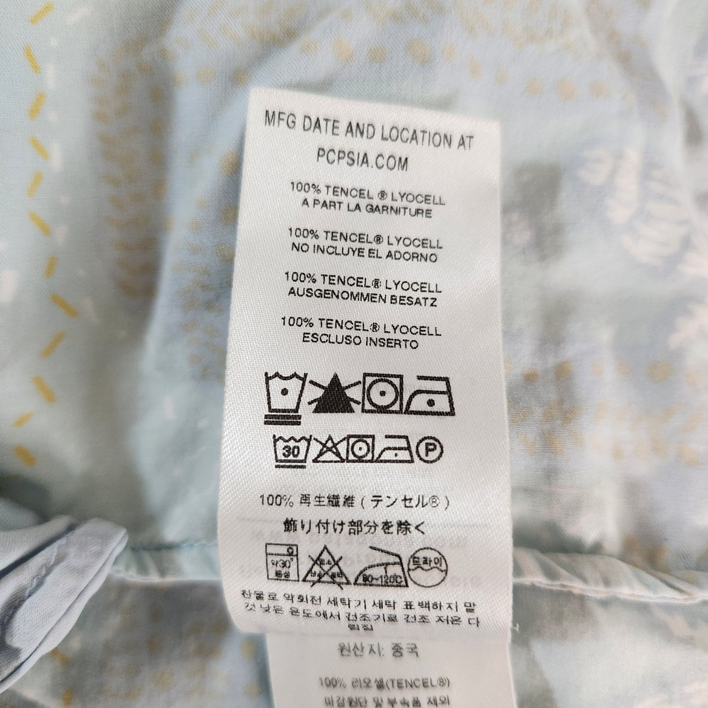 Patagonia Lost Wildflower Dress Forest Song Atoll Blue Pockets Adjustable Midi M - Picture 11 of 11